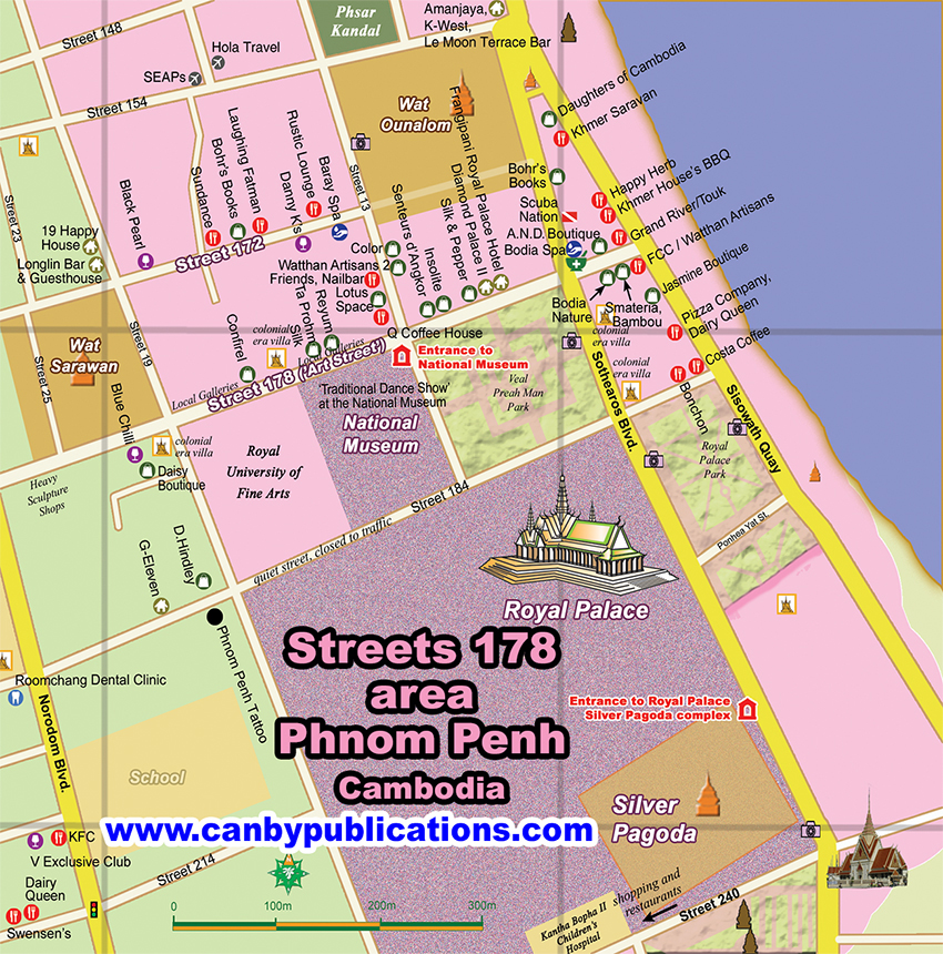 Phnom Penh Street 178 map